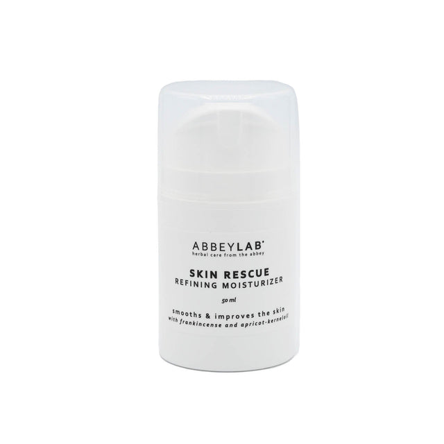 AbbeyLab Skin Rescue Dagcrème – 100% natuurlijke dagcrème die fijne lijntjes vermindert, de huid beschermt tegen omgevingsinvloeden, hydrateert, en de huidbarrière herstelt voor een kalme, stralende teint (50 ml)