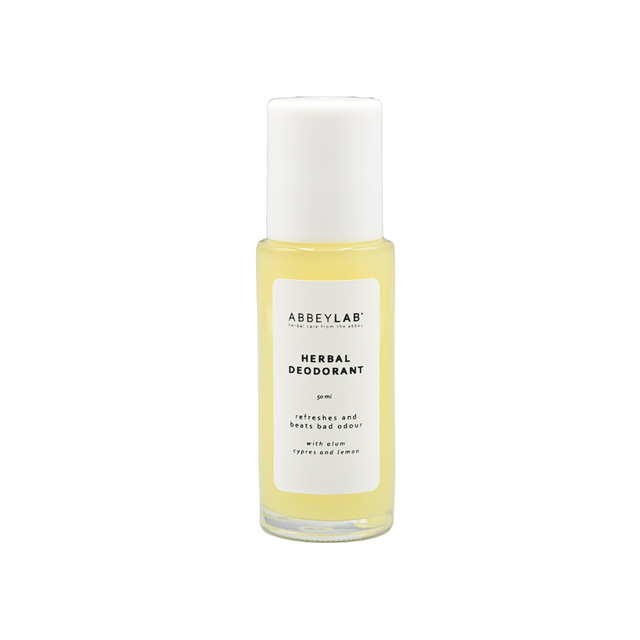 AbbeyLab 100% Natuurlijke Deodorant – Effectieve en milde deodorant voor langdurige bescherming, zonder synthetische ingrediënten (50 ml)